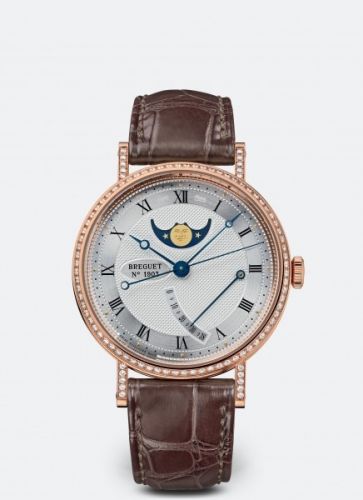Breguet Classique 8788 Moonphase Rose Gold Grand Feu Enamel
