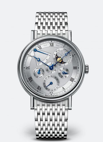Breguet Classique 5327 White Gold Silver Bracelet