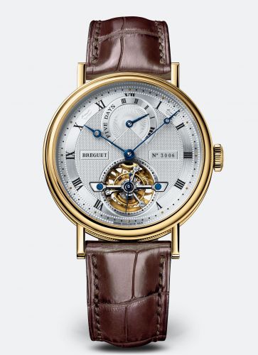 Breguet Tourbillon Five Days Yellow Gold Silver