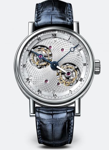 Breguet Double Tourbillon Platinum Silver