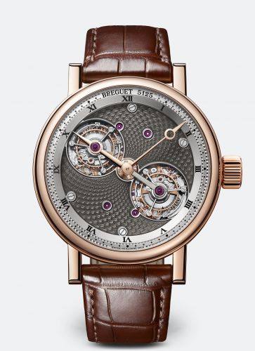 Breguet Double Tourbillon Rose Gold Grey