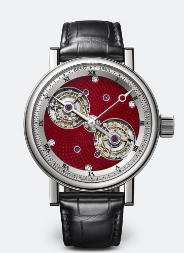 Breguet Double Tourbillon Platinum Red