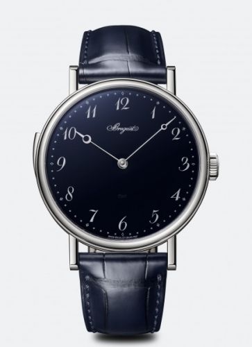 Breguet Classique Minute Repeater 7637 White Gold Blue Enamel