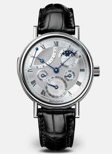Breguet Classique Minute Repeater Perpetual Calendar White Gold Silver