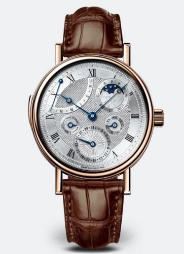Breguet Classique Minute Repeater Perpetual Calendar Rose Gold Silver