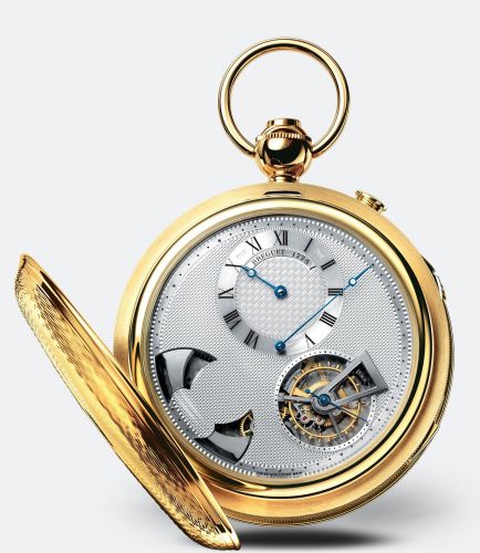 Breguet Pocket Watch Grande Sonnerie 1907 Yellow Gold Silver