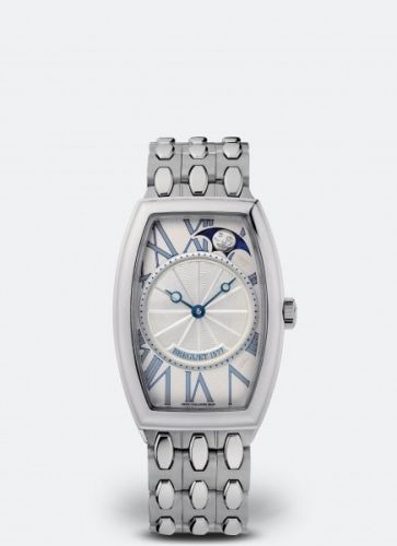 Breguet Héritage Moonphase 8860 White Gold Silver Bracelet