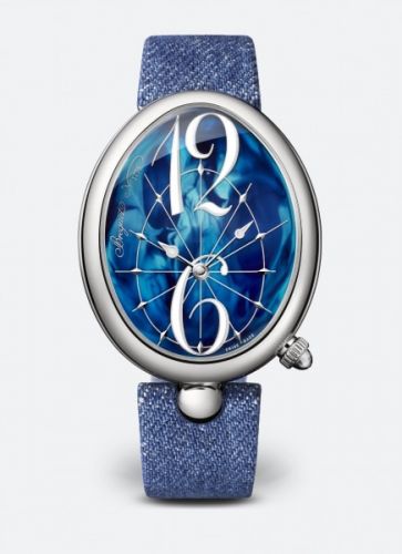 Breguet Reine de Naples 8967 Stainless Steel Blue MOP