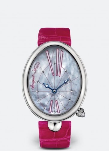 Breguet Reine de Naples 8967 Stainless Steel Pink MOP