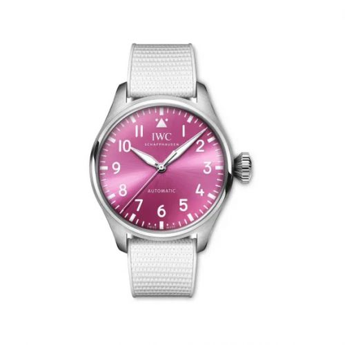IWC Big Pilot 43 Stainless Steel Pink Dial Project