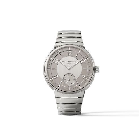 Louis Vuitton Tambour Automatic Stainless Steel Silver Bracelet