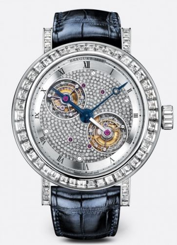 Breguet Double Tourbillon 5349 Platinum - Baguette Diamond