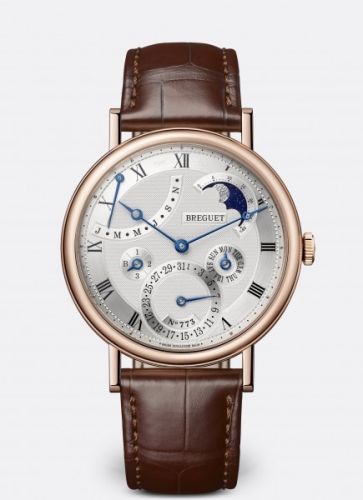 Breguet Classique Perpetual Calendar 7327 Rose Gold Silver