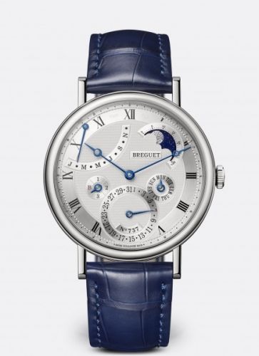 Breguet Classique Perpetual Calendar 7327 White Gold Silver