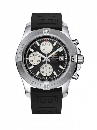 Breitling Colt Chronograph Automatic Stainless Steel Volcano Black Rubber Folding
