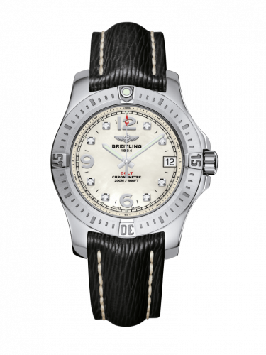 Breitling Colt 36 Pearl Diamond Sahara Folding