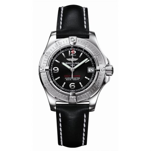 Breitling Colt Oceane Black Calf