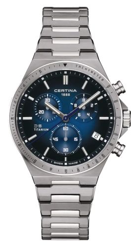 Certina DS-7 Titanium Blue Bracelet