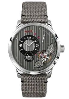 Glashütte Original PanoInverse Stainless Steel Black Synthetic Folding