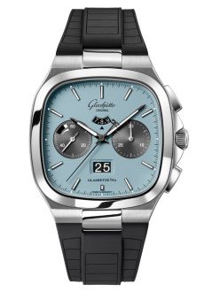 Glashütte Original Seventies Chronograph Panorama Date Ocean Breeze Rubber