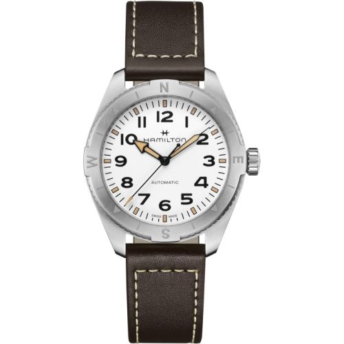Hamilton Khaki Field Expedition 41 Stainless Steel White
