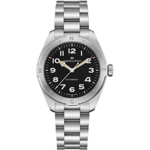 Hamilton Khaki Field Expedition 41 Stainless Steel Black Bracelet