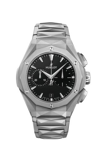 Hublot Classic Fusion 41 Chronograph Orlinski Titanium Black Bracelet