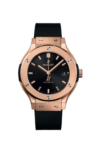 Hublot Classic Fusion 38 King Gold Black Rubber