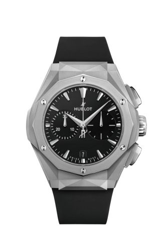 Hublot Classic Fusion 41 Chronograph Orlinski Titanium Black Rubber