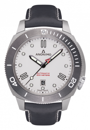 Anonimo Nautilo Automatic Stainless Steel White Leather