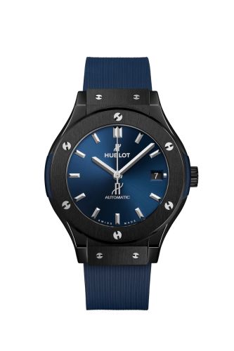 Hublot Classic Fusion 38 Ceramic Blue Rubber