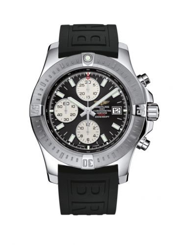 Breitling Colt Chronograph Automatic Stainless Steel Volcano Black Rubber Pin