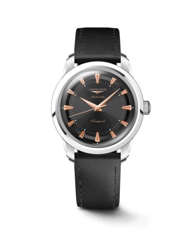 Longines Conquest Heritage 38 Stainless Steel Black