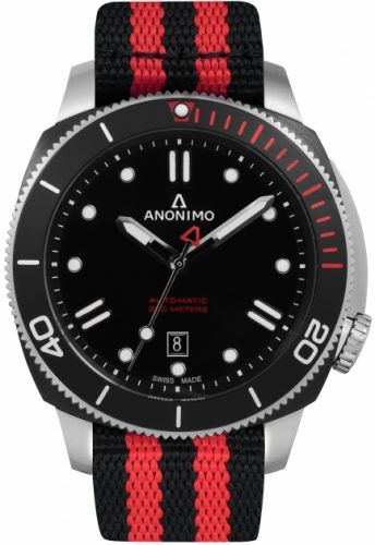 Anonimo Nautilo Automatic Stainless Steel DLC Black NATO