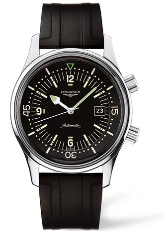 Longines Legend Diver Date Rubber