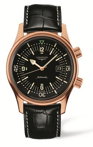 Longines Legend Diver Red Gold
