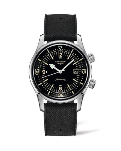 Longines Legend Diver Date Stainless Steel Black Rubber