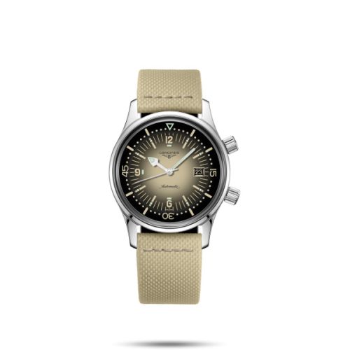 Longines Legend Diver 36 Stainless Steel Sand Strap