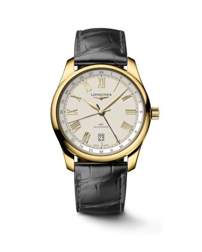 Longines Master Collection 40 GMT Yellow Gold Silver