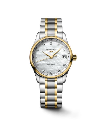 Longines Master Collection Date 34 Stainless Steel - Yellow Gold MOP