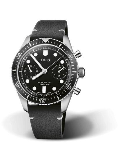 Oris Divers Sixty-Five 40 Chronograph Stainless Steel Black