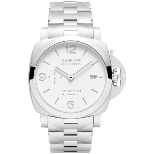 Panerai Luminor 1950 Marina 44 3 Days Automatic Stainless Steel White Bracelet