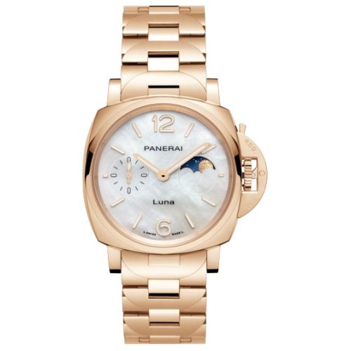 Panerai Luminor Due Luna TuttoOro Goldtech MOP Bracelet