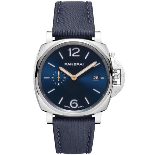 Panerai Luminor Due 42 Automatic Stainless Steel Blue Prada Re-Nylon