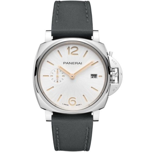 Panerai Luminor Due 42 Automatic Stainless Steel White Prada Re-Nylon