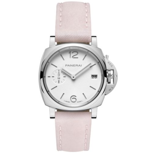 Panerai Luminor Due 38 Automatic Stainless Steel White Prada-ReNylon