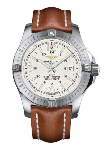 Breitling Colt Quartz Stratus Silver Calf Pin