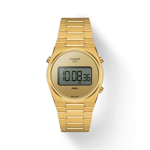 Tissot PRX Digital 35 Yellow Gold Champagne