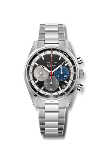Zenith Chronomaster Original Stainless Steel Black Bracelet