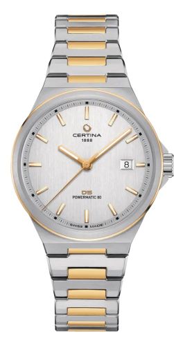 Certina DS-7 Powermatic 80 Stainless Steel - Yellow Gold Silver Bracelet